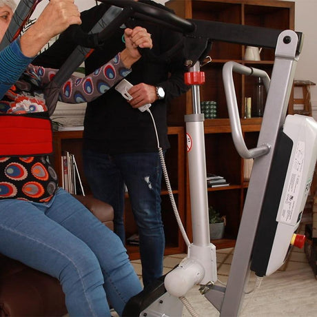 Grúa de Bipedestación con ARNÉS Bariátrica 180 Kg