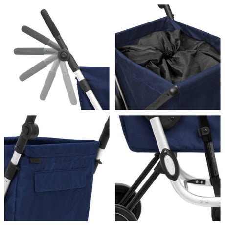 Carrito de la Compra Plegable de Gran Capacidad Playmarket