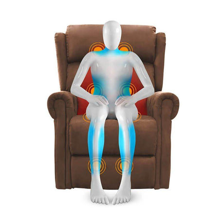 Sillón Elevable con Masaje y Reclinación Eléctrica