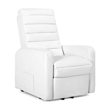 Sillón Relax BLANCO Elevable y Reclinable