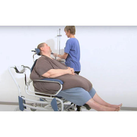 Silla de Ducha con Ruedas y wc XL Samoa (Resistente 325Kg)