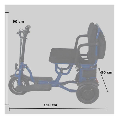 Scooter Plegable Batería Litio Potente hasta 90km