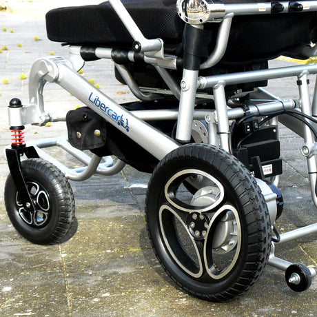 Silla de Ruedas Eléctrica Plegable de Aluminio AURA de Libercar