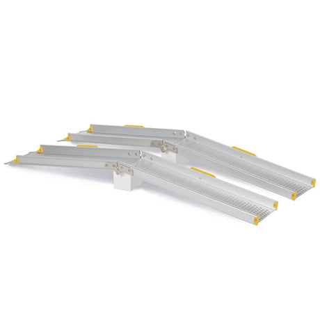 Rampa de Aluminio Plegable 2 Carriles (resistente 270 kg.)