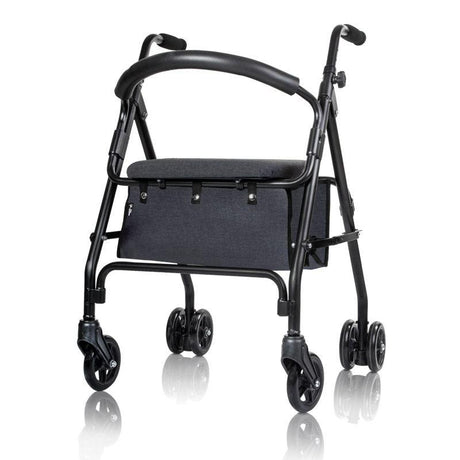Andador Plegable con Freno de Presión y Asiento