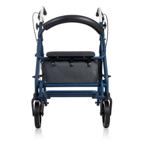 Andador Silla de Ruedas 2 en 1 con Reposapiés y Plegable