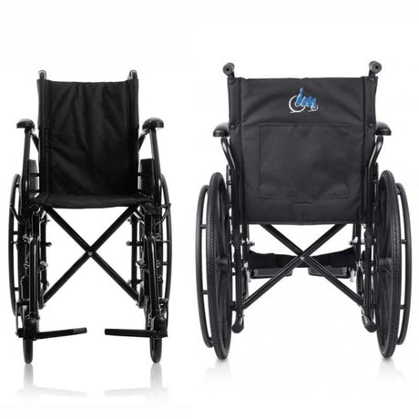 Silla de Ruedas Autopropulsable PLEGABLE Acero