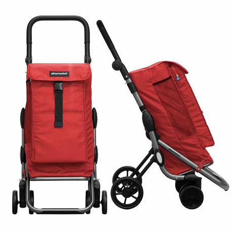 Carro de Compra Plegable de 4 Ruedas Playmarket