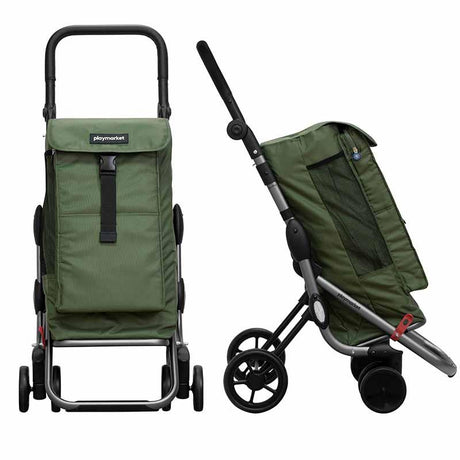 Carro de Compra Plegable de 4 Ruedas Playmarket