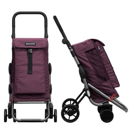 Carro de Compra Plegable de 4 Ruedas Playmarket
