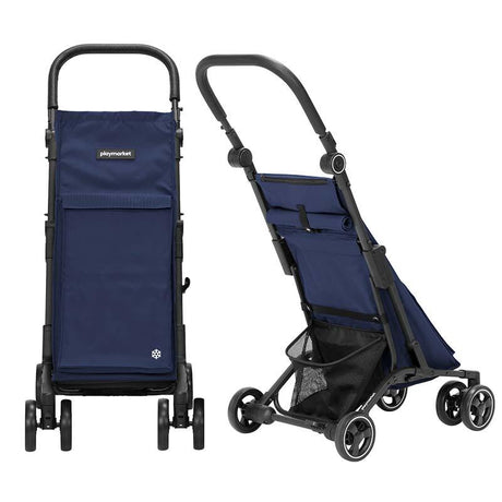 Carrito de Compra Plegable ULTRACOMPACTO con Tejido 100% Reciclado Playmarket