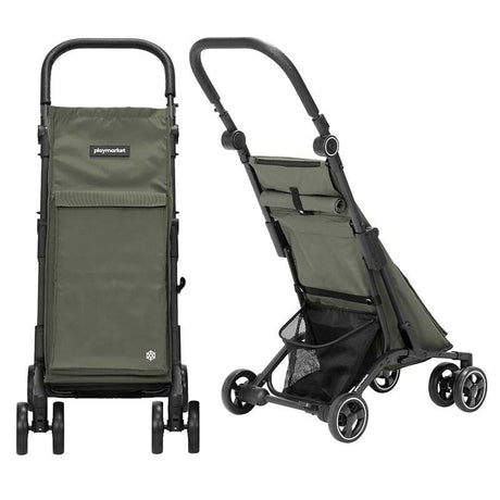 Carrito de Compra Plegable ULTRACOMPACTO con Tejido 100% Reciclado Playmarket