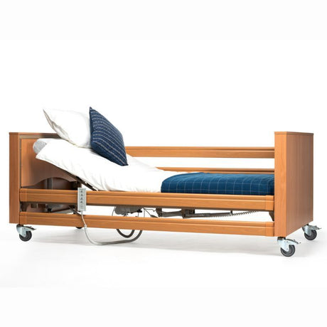 Cama Articulada con Elevación Eléctrica y Ruedas con Freno
