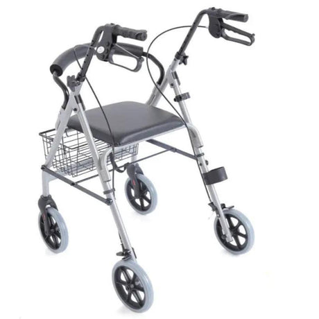 Andador Rollator de Aluminio Freno de Maneta y Parking