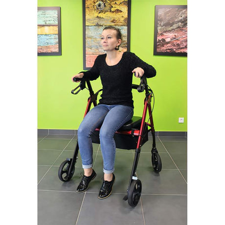 Andador Rollator Bariátrico NEO XL Resistente 180 Kg
