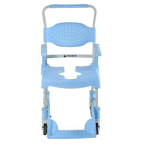 Silla de Ducha y Wc Autopropulsable con Ruedas Grandes MOEM