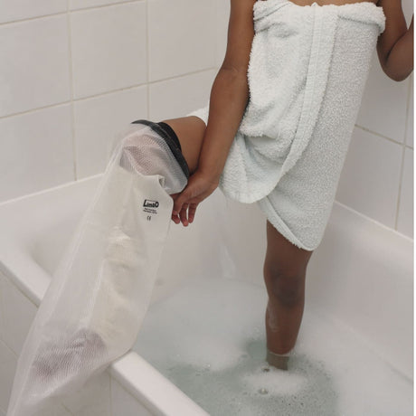Protector ducha impermeable infantil para escayola pierna entera