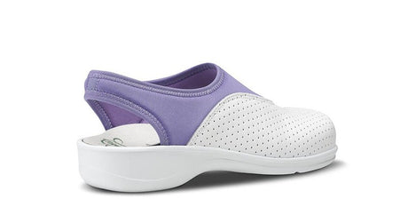 Zueco Profesional de Piel Perforada Antideslizante Sport Lycra Feliz Caminar