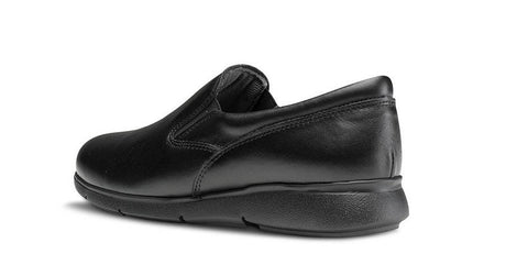 Zapato Piel Negro Cómodo y Ligero Señora Berta Feliz Caminar