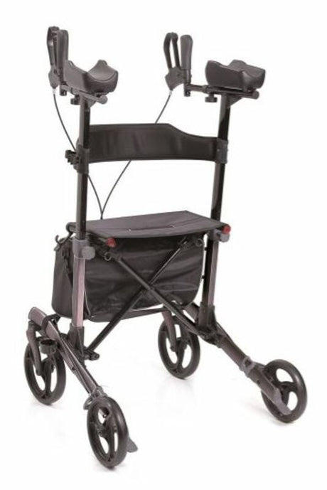 Andador Plegable con Soporte de Antebrazo y Freno de Maneta / Parking