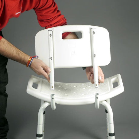 Silla de Baño y Taburete de Ducha Aluminio Regulable en Altura Samba