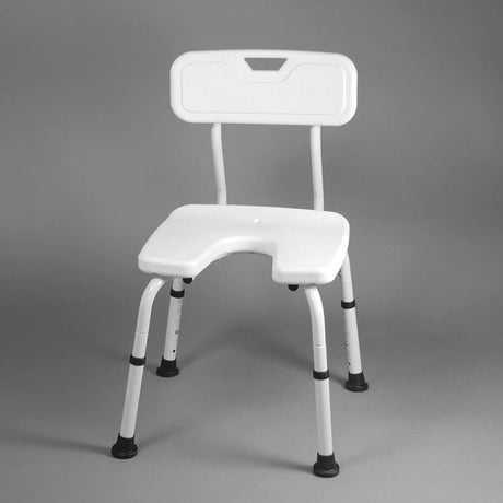 Silla de Baño y Taburete de Ducha Aluminio Regulable en Altura Samba