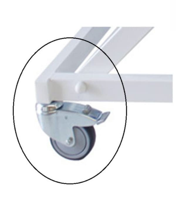Ruedas Giratorias de 10 cm para Camilla (4 unds.)