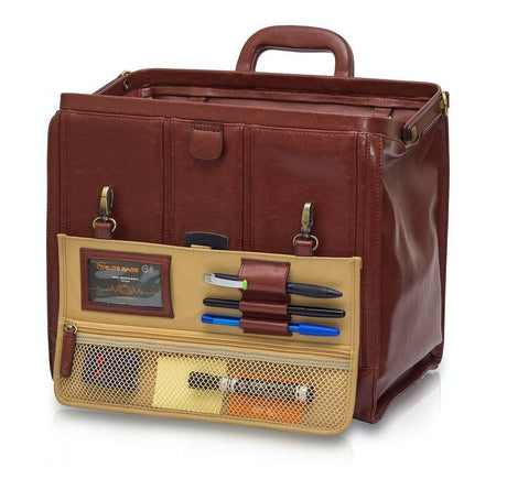 Maletín tradicional de médico en piel de ELITE BAGS