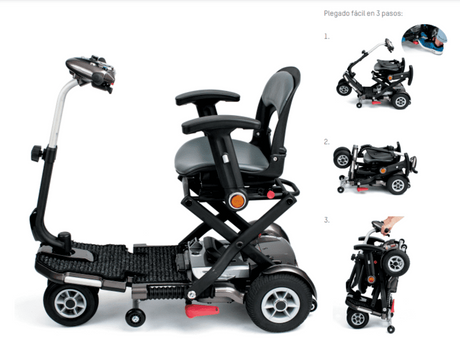 Scooter eléctrico plegable I-BRIO PLUS de Apex Medical