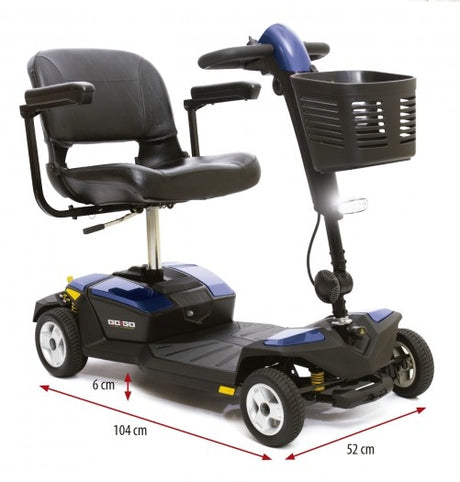 Scooter Eléctrico con Suspensión 17Ah 4 Ruedas Gogo-Lx