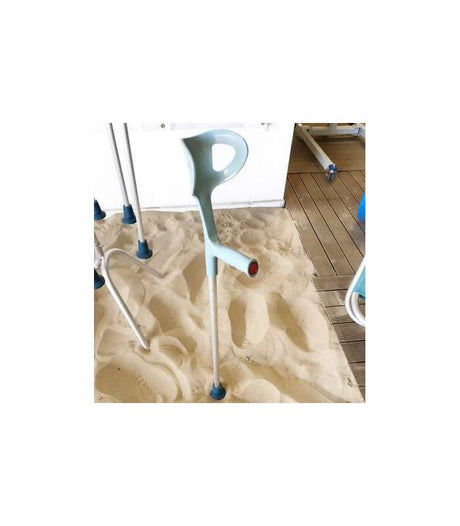 Muleta Anfibia para PLAYA de Aluminio para Discapacitados (PAR)
