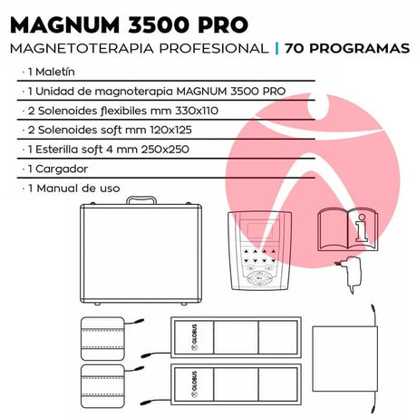 Máquina de Magnetoterapia GLOBUS Magnum 3500 Pro