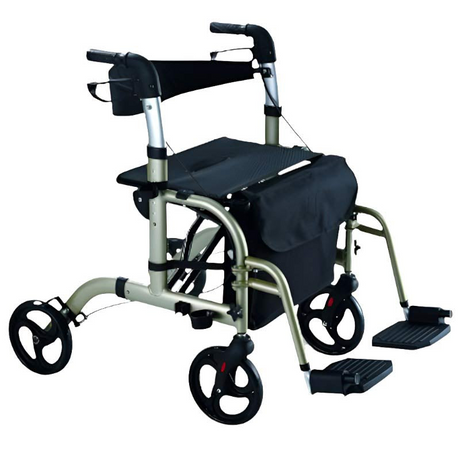 Andador Convertible en Silla de Ruedas PLEGABLE