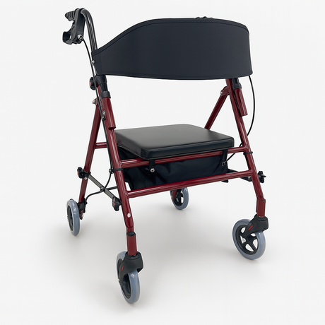Andador Plegable con Respaldo Ancho