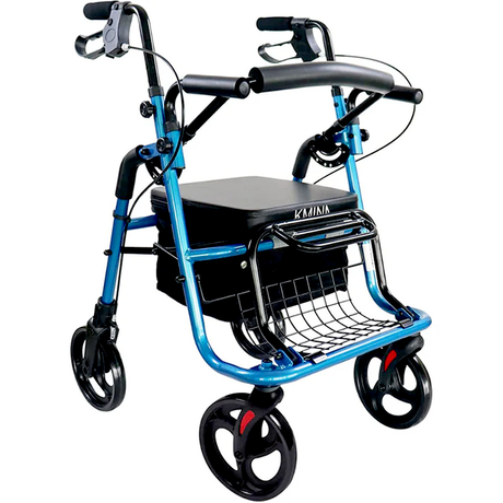 Andador Silla de Ruedas Azul Comodo