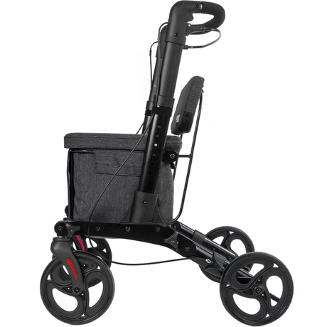 Andador con Carro de Compra Gris