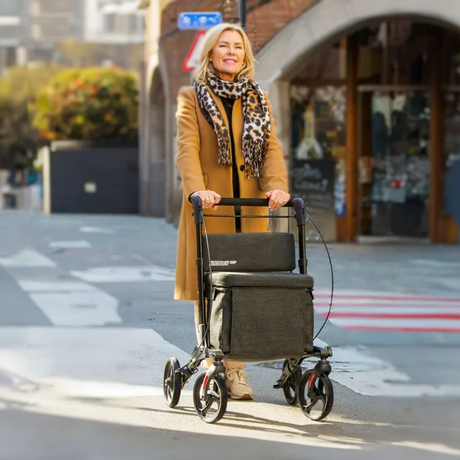 Andador con Carro de Compra para Señora