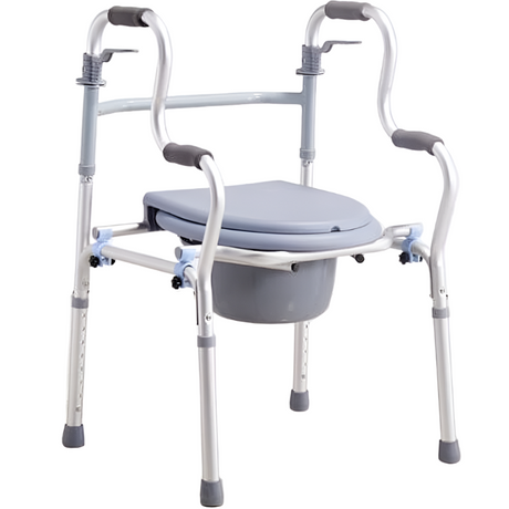 Andador con Inodoro Plegable 2 en 1