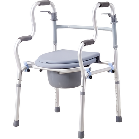 Andador con Inodoro Plegable 2 en 1