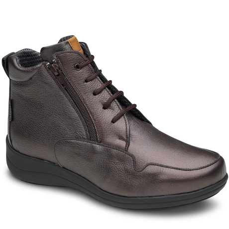 Botas Impermeables Mujer Pie Diabetico Marrones