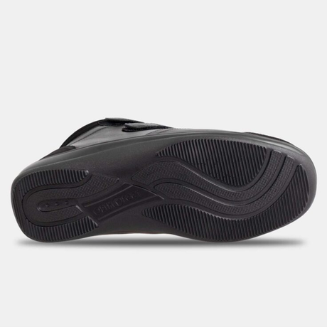 Botines Ancho Especial Mujer Negros