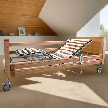 Cama Articulada Eléctrica con Carro Elevador y Trendelenburg GARDENIA 2.0