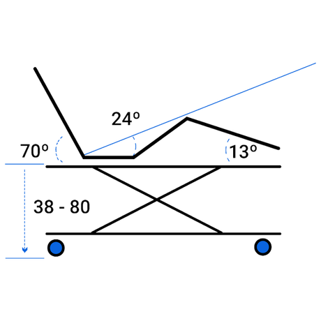 Cama Eléctrica Articulada con Carro Elevador NULES PLUS