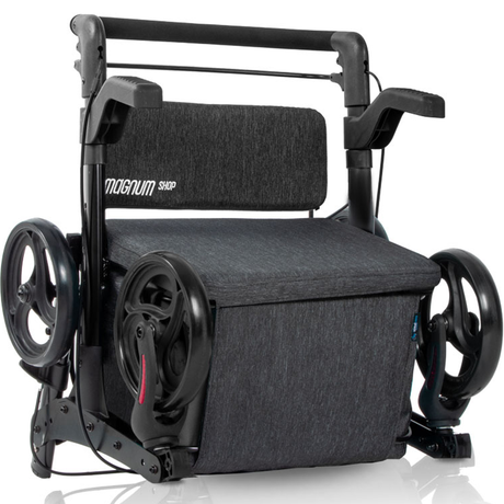 Carro Compra Andador Gris Plegable