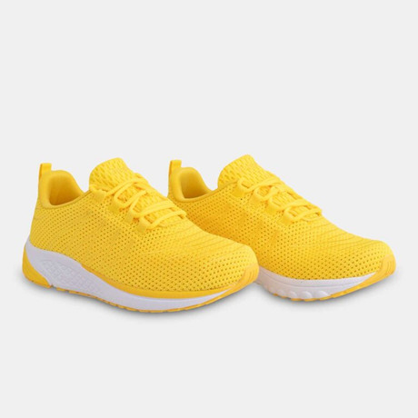 Deportivas Cómodas para Caminar Amarillas