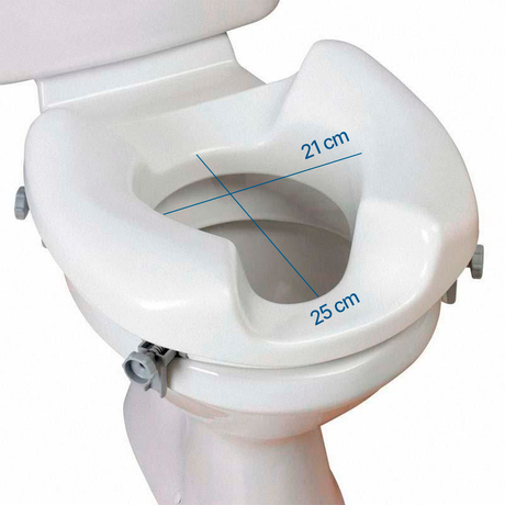 Asiento Elevador WC 10 cm Resistente 190kg Easy Acces
