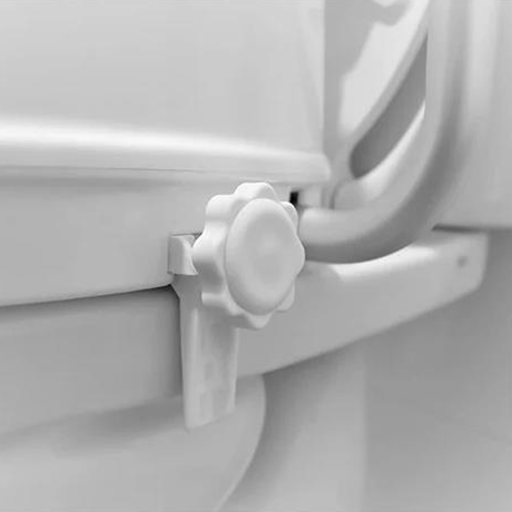 Elevador de Wc con Reposabrazos Acolchados y Tapa Premium