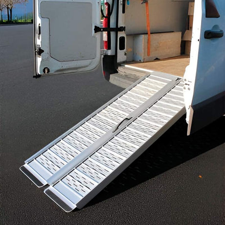 Rampa para Silla de Ruedas Plegable Bordes Anchos