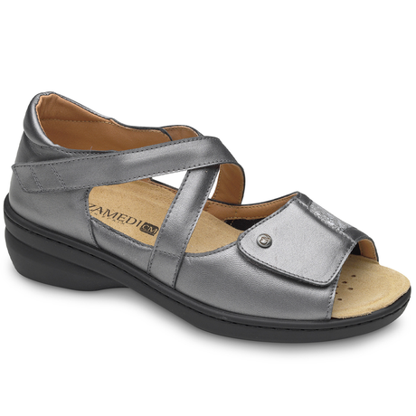 Sandalia Plantilla Ortopedica Gris