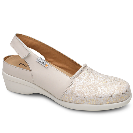 Sandalia Punta Cerrada Blanca